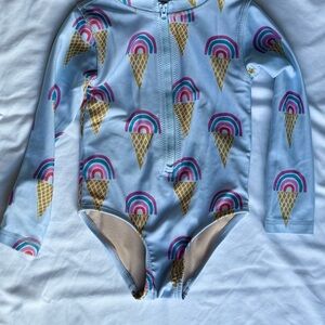 Tea Collection Blue and Pink Swimsuit One Piece